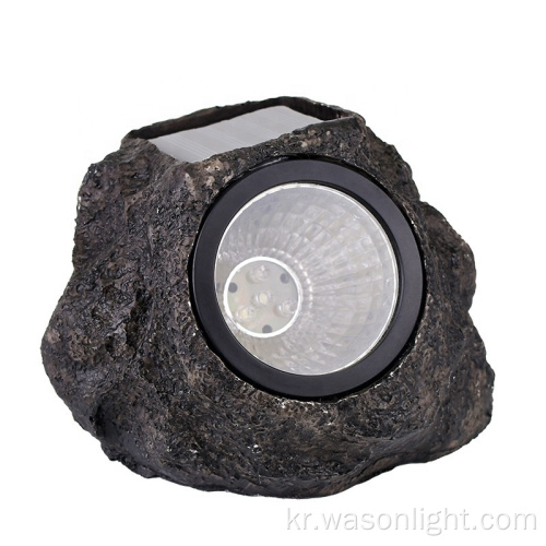 Wason Solar Rock Light 야외 정원 장식 방수 LED 태양열 정원 석재 통로를위한 통로 통로.